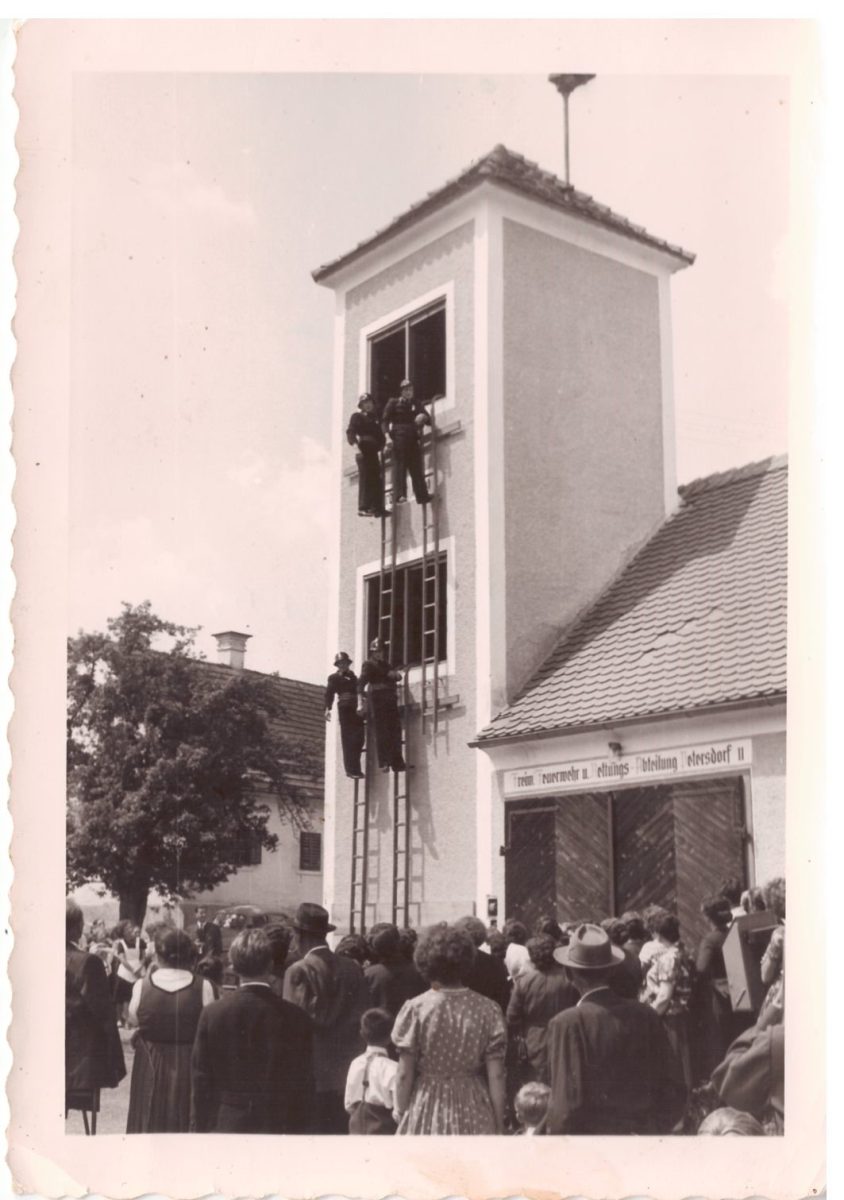 Bei der Unimog Segnungsfeier wirkte Alois Pfeifer als Steiger ebenso mit wie...
